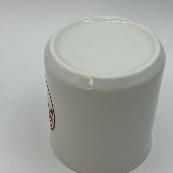 Vintage New Jersey Beach Buggy Association Coffee Mug Red White Ceramic Shore - Picture 2 of 5